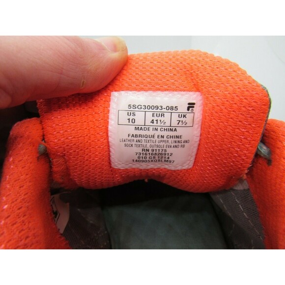 Womens Comfort Sneakers sz 10 Lightweight Fabric Cool Max Memory Foam Fila Twis - Picture 8 of 11